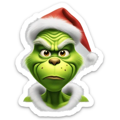 The grinch sticker
