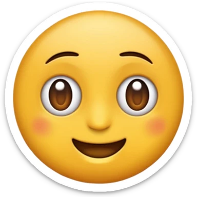 Uzun kumral saçlı emoji sticker