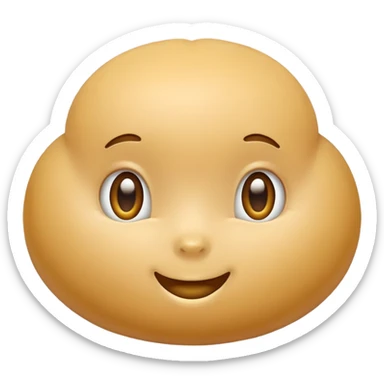 Chickpea emoji sticker