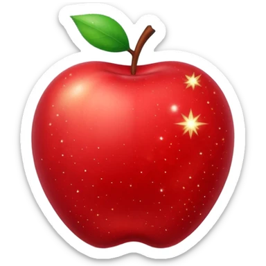 apple-emoji like stardust sparkles sticker