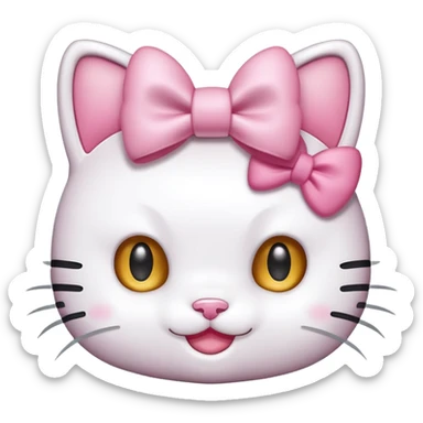 cute hello kitty cat sticker