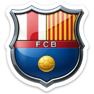 Escudo del fc Barcelona sticker