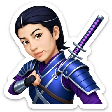 Mystic Samurai sticker