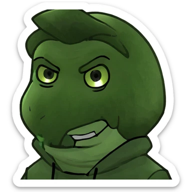 Rick Astley but he is gray as hell, the background is pitch black, he blends in with the pitch black background very well,he looks like he’s hiding in the shadows, not many people can see his face without a bright light, but he has a demonic devious evil killer smile, and he may even be a killer sticker