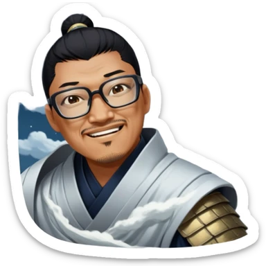 Moonlit Samurai sticker