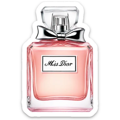 Miss dior perfume sticker