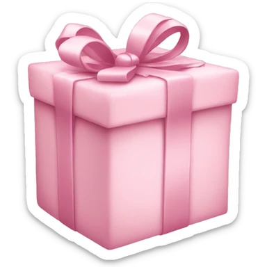Light pink Christmas present  sticker