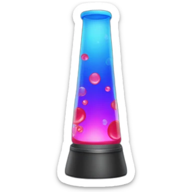 lava lamp sticker