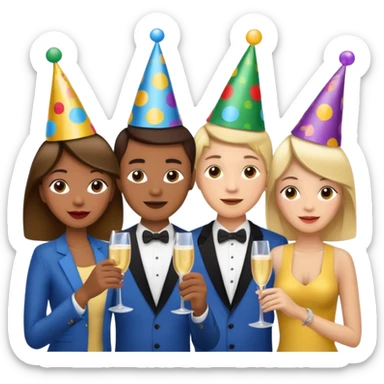 By celebrating festivals and fairs, we learn to share, help, and enjoy with family and friends sticker