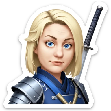 Warrior Samurai sticker