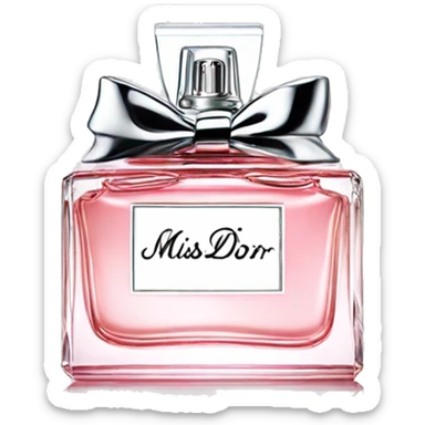 Miss dior perfume sticker