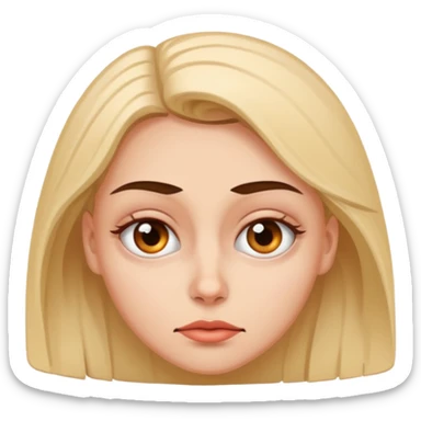 Stupid bitch with a very bad lazy eye sticker