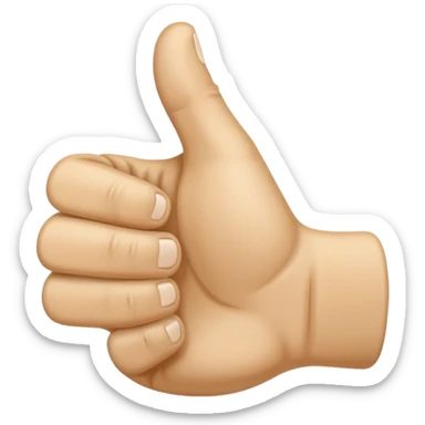 Thumbs up sticker