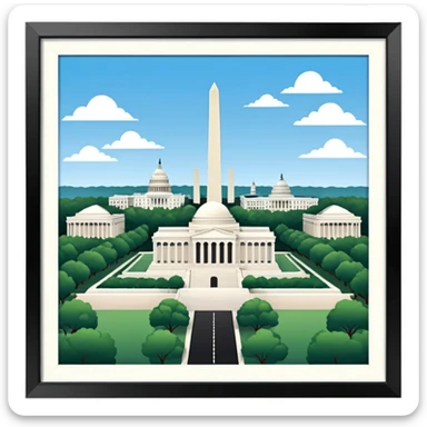 Washington DC sticker