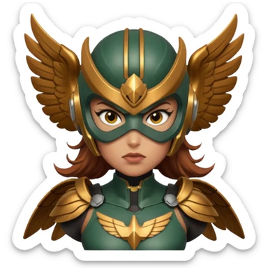 Hawkgirl from Justice League sticker
