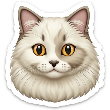 Ragdoll seal bicolor point  sticker