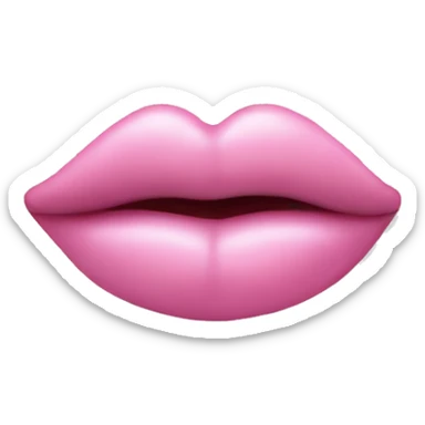 Pinky lips sticker