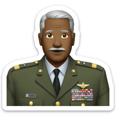A military general sticker