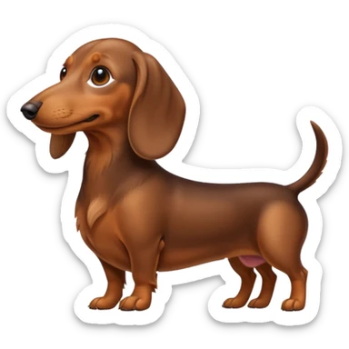 Dachshund sticker