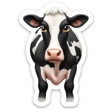 Cow sticker