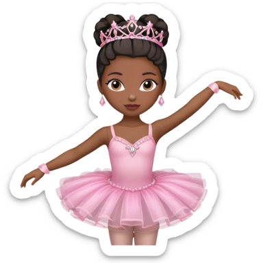 Ballerina Bratz black sticker