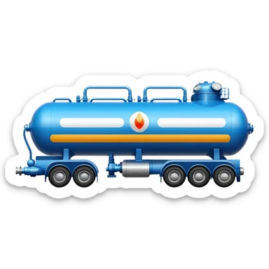 create an ultra realistic liquefied gas tanker sticker