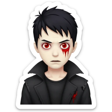 male ghoul (tokyo ghoul) sticker