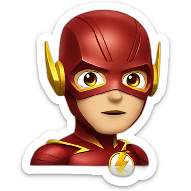Super hero The flash sticker