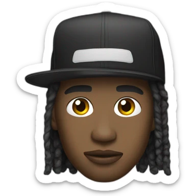 Us rapper pop smoke  sticker