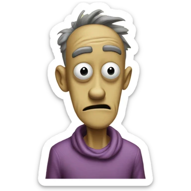 Cartoon Network's Courage the Cowardly Dog sticker