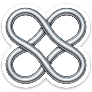 Infinity symbol sticker