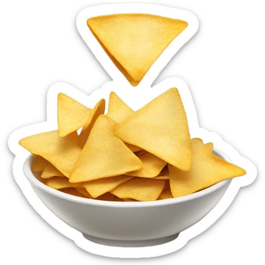 Bowl of nachos sticker