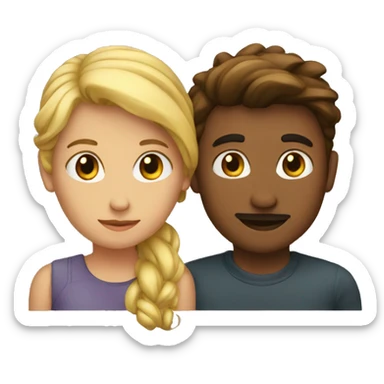 two people not having sex sticker