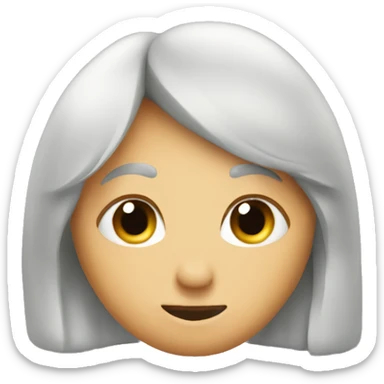 shy funny cure smart sticker