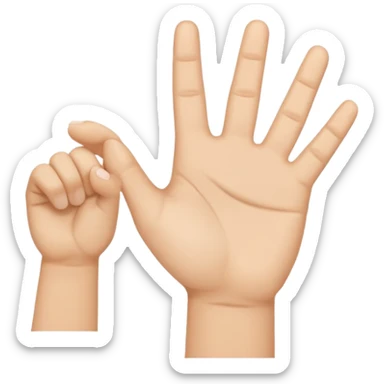 ASL Alphabet A emojis sticker