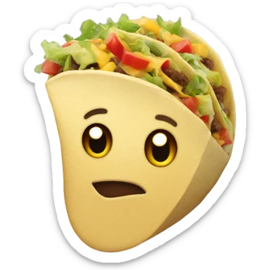 Taco sticker