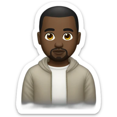 Kanye West white skin sticker
