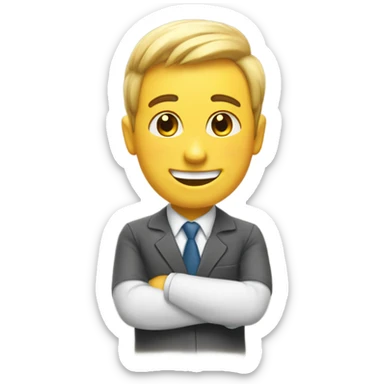 happy and that you are doing a good job sticker