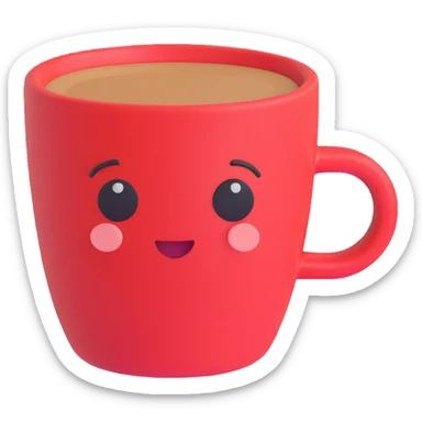 coffee cup sticker
