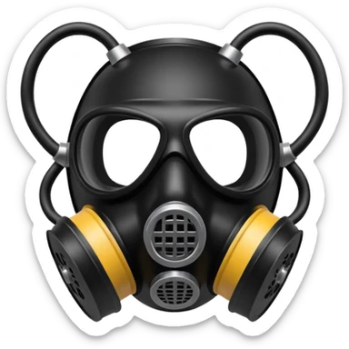 chemical mask sticker