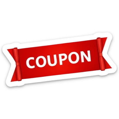 coupon discount sticker