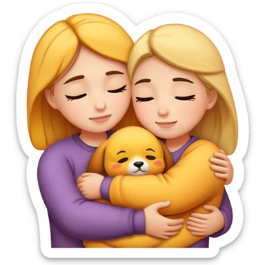 cuddle sticker