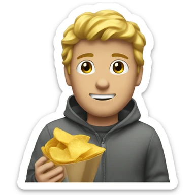 Cole palmer eating chips sticker