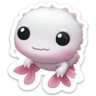 axolotl sanrio sticker