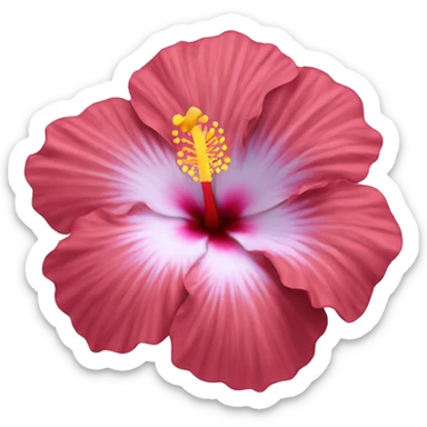 hibiscus flower  sticker