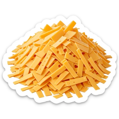 Mexican Shredded Cheese sticker
