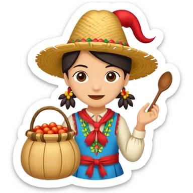 Fogueira de festa junina sticker