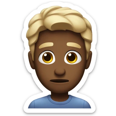 Worried respectfully sticker