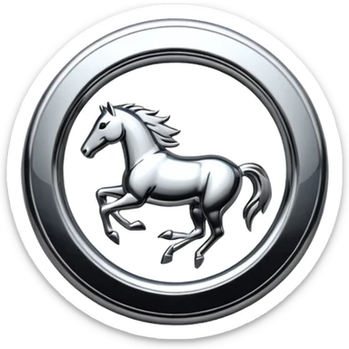 Mustang logo sticker
