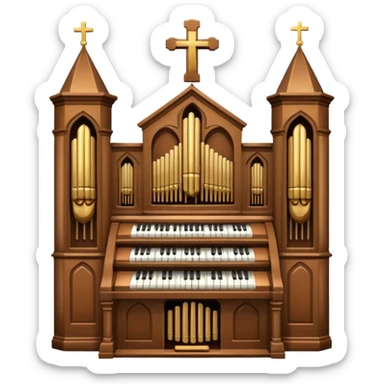 A church Organ sticker